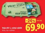 Vejce M-L volný výběh 10 ks