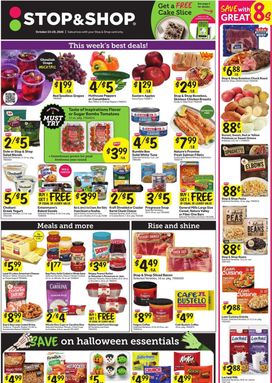 Stop and Shop weekly ad from Friday 10/23