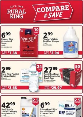 Rural King weekly ad from Thursday 09/03