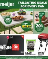 Meijer - tailgating daels for every fan