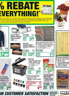 Menards - 11% Rebate* Sale