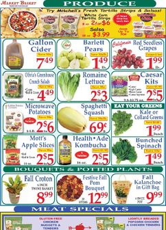 Market Basket weekly ad from Sunday 10/25