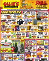 Ollie's weekly ad from Wednesday 09/30