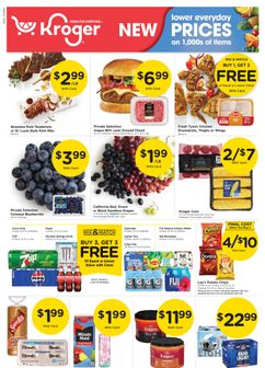 Kroger weekly ad from Wednesday 08/12