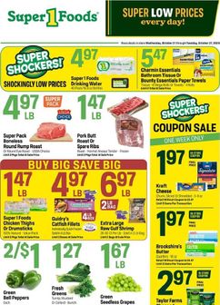 Super 1 Foods weekly ad from Wednesday 10/21