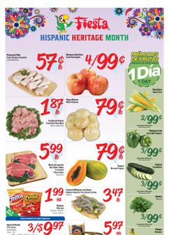 Fiesta Mart weekly ad from Wednesday 09/30
