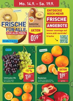 ALDI Nord-Prospekt von Montag 14.09.