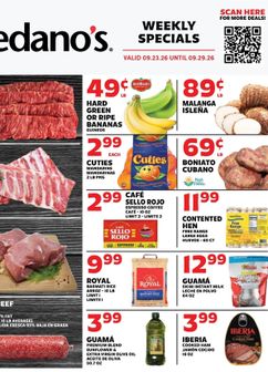 Sedano's weekly ad from Wednesday 09/23