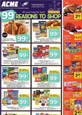 ACME weekly ad from Friday 10/23