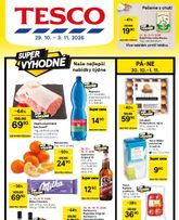 Tesco leták od čtvrtka 29.10.