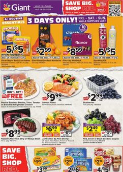 Giant weekly ad from Friday 08/14