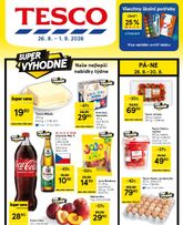 Tesco leták od středy 26.08.