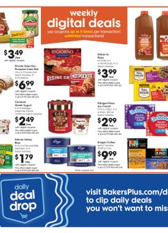 Baker's weekly ad from Wednesday 09/30