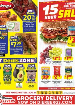 Dierbergs weekly ad from Tuesday 08/11