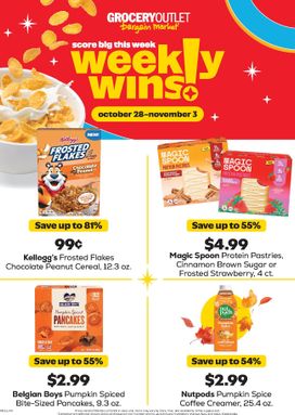 Grocery Outlet weekly ad from Wednesday 10/28