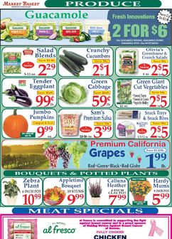 Market Basket weekly ad from Sunday 09/27