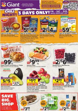 Giant weekly ad from Friday 10/23