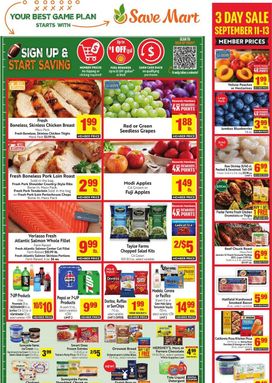 Save Mart weekly ad from Wednesday 09/09