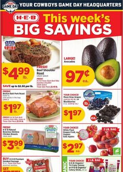 H-E-B weekly ad from Wednesday 09/23