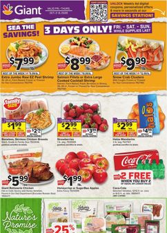 Giant weekly ad from Friday 10/02