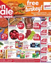 Giant Eagle weekly ad from Thursday 10/29