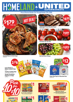Homeland Stores weekly ad from Wednesday 10/21