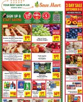 Save Mart weekly ad from Wednesday 09/09