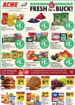 ACME weekly ad from Friday 08/14
