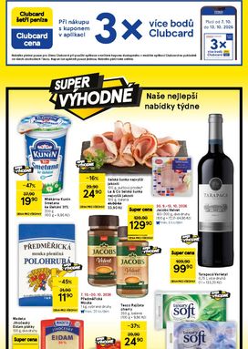 Tesco leták od středy 07.10.
