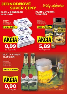 Klas leták platný od pondelka 10.08.