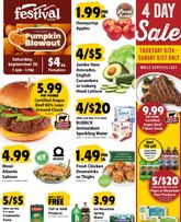 Fest Foods weekly ad from Wednesday 09/23