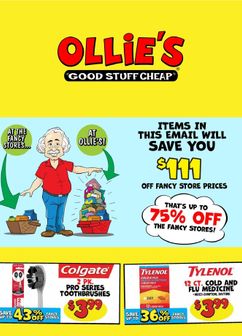 Ollie's weekly ad from Thursday 10/22
