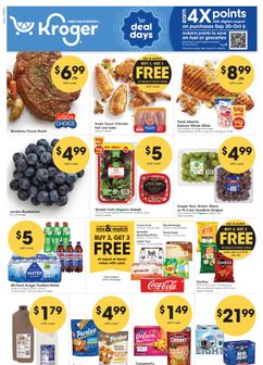 Kroger weekly ad from Wednesday 09/30
