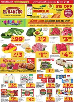 El Rancho weekly ad from Wednesday 09/23