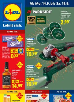 Lidl-Prospekt von Montag 14.09.