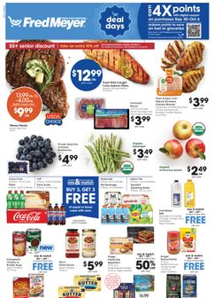 Fred Meyer weekly ad from Wednesday 09/30