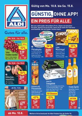 Aldi Nord Německo leták od pondělí 10.08.