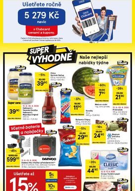 Tesco leták od středy 12.08.
