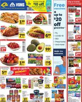 Vons weekly ad from Wednesday 09/30