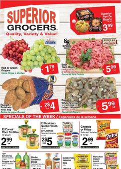 Superior Grocers weekly ad from Wednesday 10/21