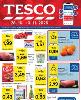 Tesco leták platný od stredy 28.10.