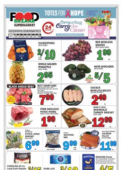 Food Bazaar weekly ad from Thursday 10/22