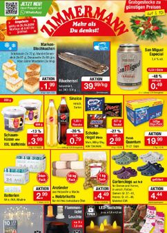 Zimmermann-Prospekt von Montag 26.10.