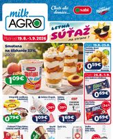 Milk Agro leták platný od stredy 19.08.