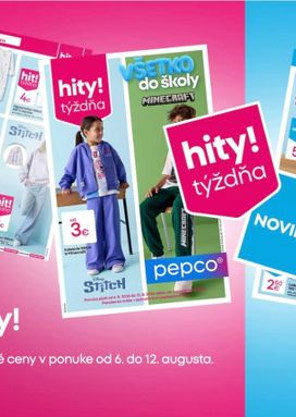 Pepco leták platný od štvrtka 06.08.
