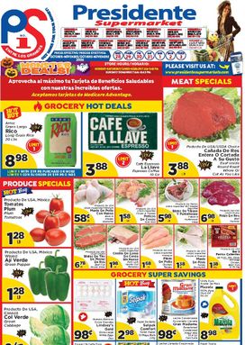 Presidente Supermarket weekly ad from Wednesday 10/28