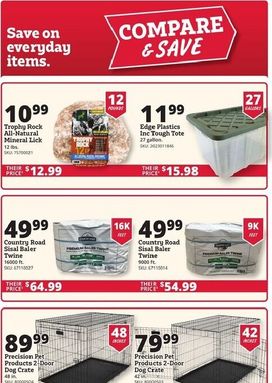 Rural King weekly ad from Thursday 09/03