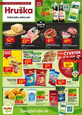 Hruška leták od čtvrtka 29.10.
