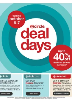 Target weekly ad from Sunday 09/27