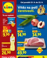 Lidl leták od pondělí 21.09.